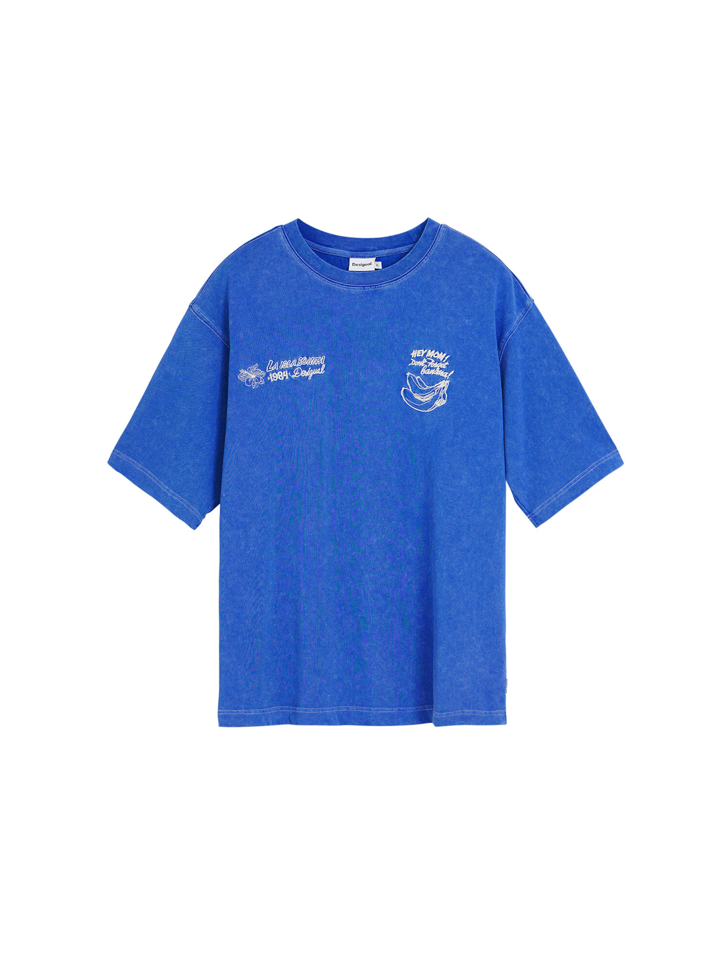 Desigual Tričko – modrá: přední strana