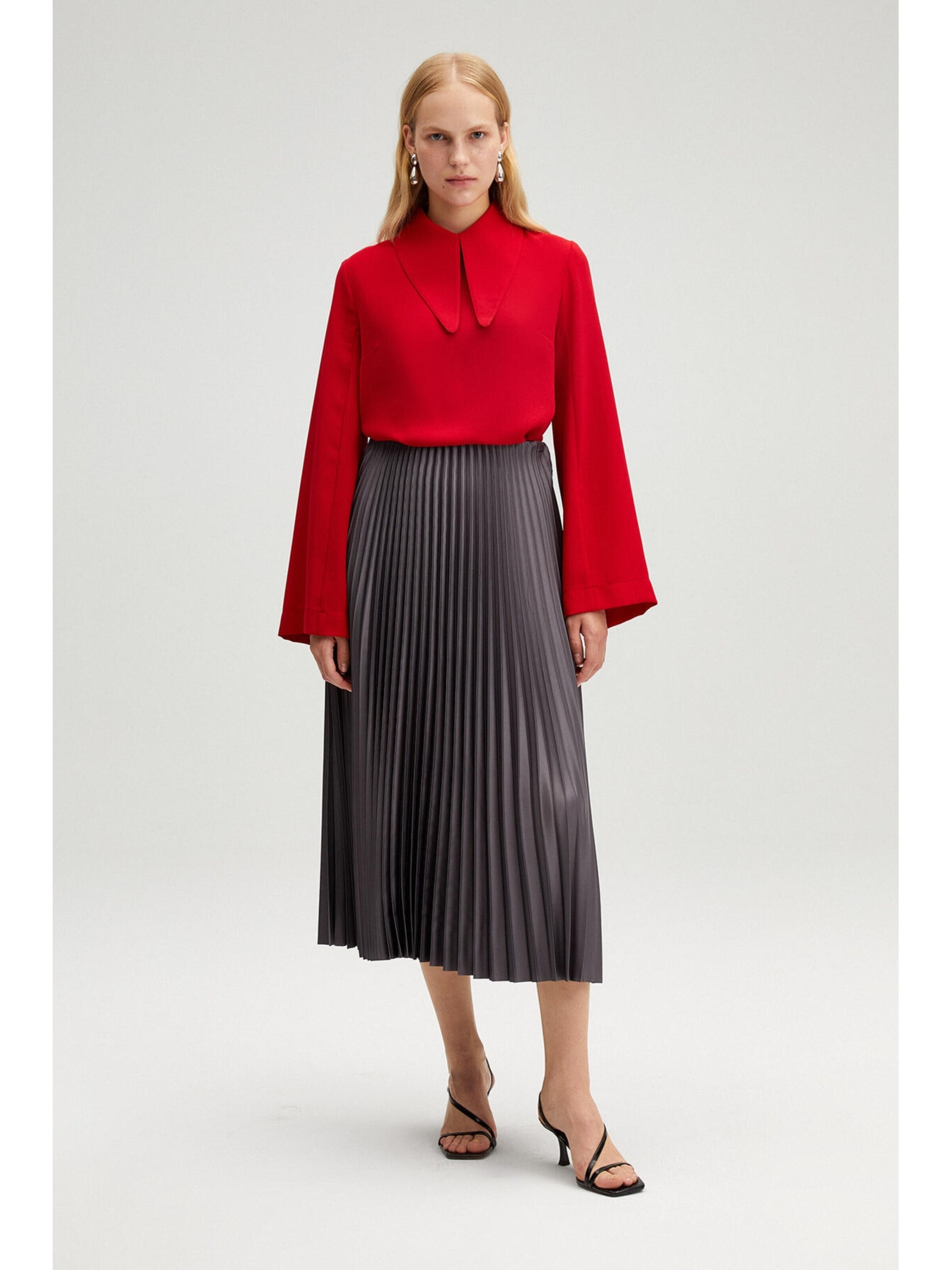 Touché Privé Rock 'Pleated Skirt'‌‌‌‌‌ in Grau