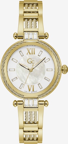 Gc Analog Watch 'CableBijou' in Yellow: front