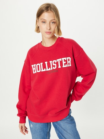 HOLLISTER Sweatshirt in Rood: voorkant