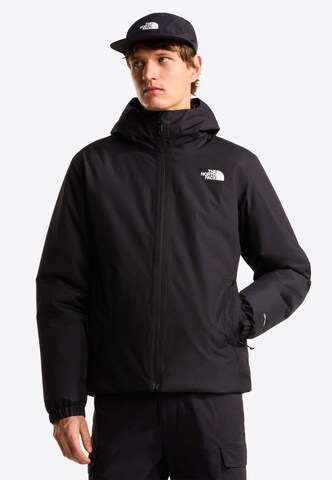 THE NORTH FACE Outdoorová bunda 'QUEST' – černá: přední strana