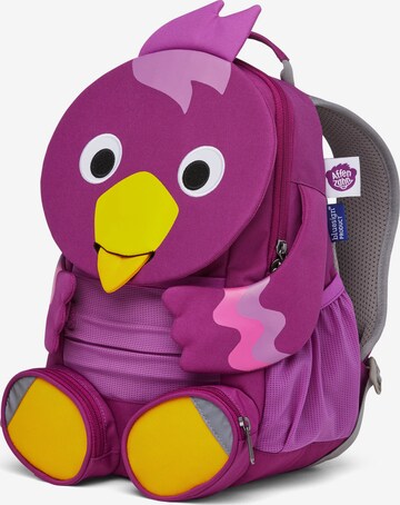 Affenzahn Backpack 'Großer Freund Vogel' in Purple