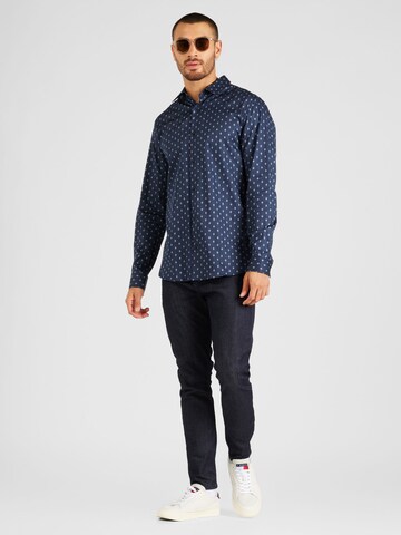 Ted Baker - Regular Fit Camisa 'Ardea' em azul