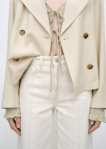 MANGO Loosefit Jeans 'Tessa' in Beige
