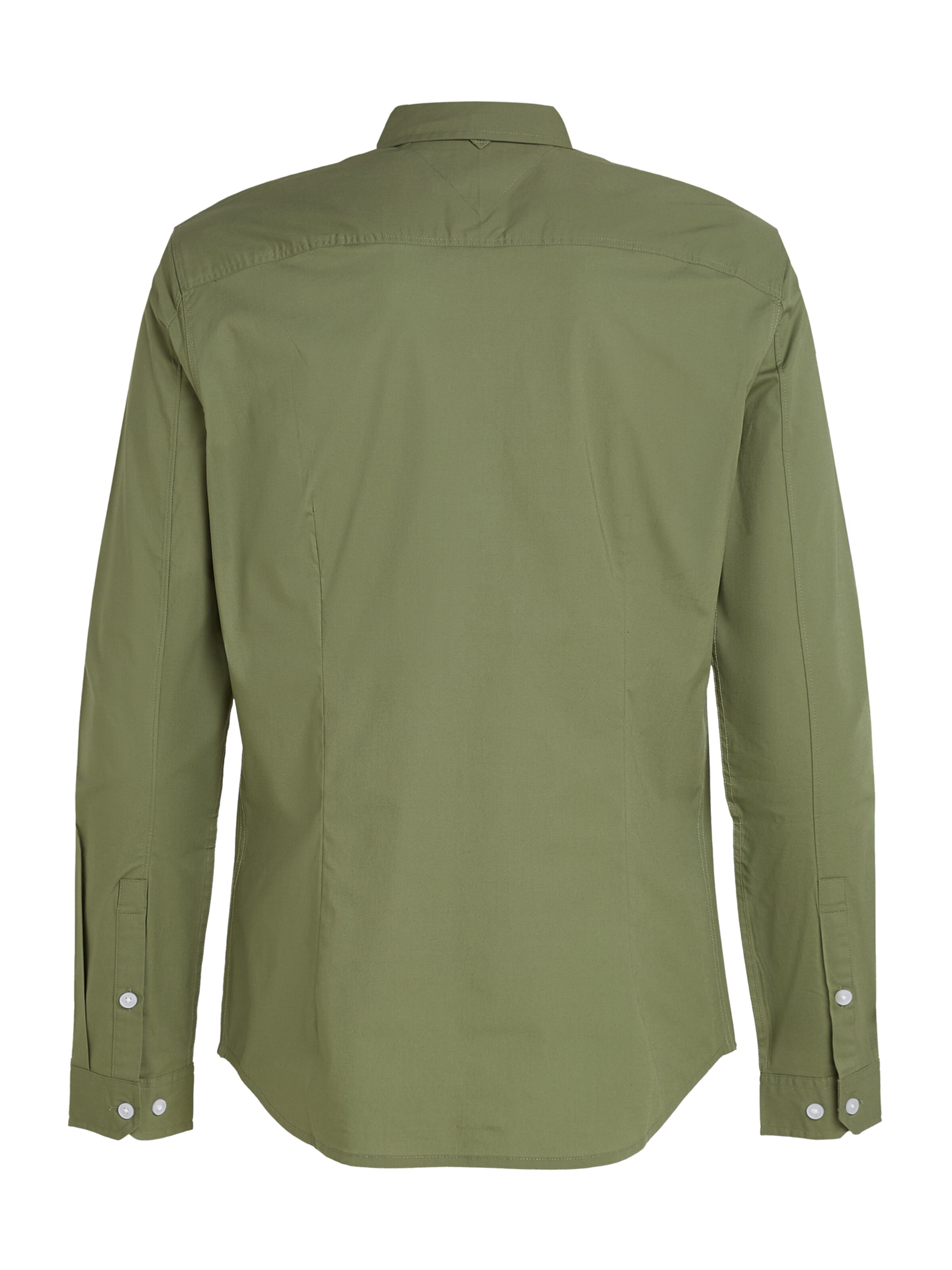 Tommy Jeans Kitsas lõige Triiksärk, värv roheline