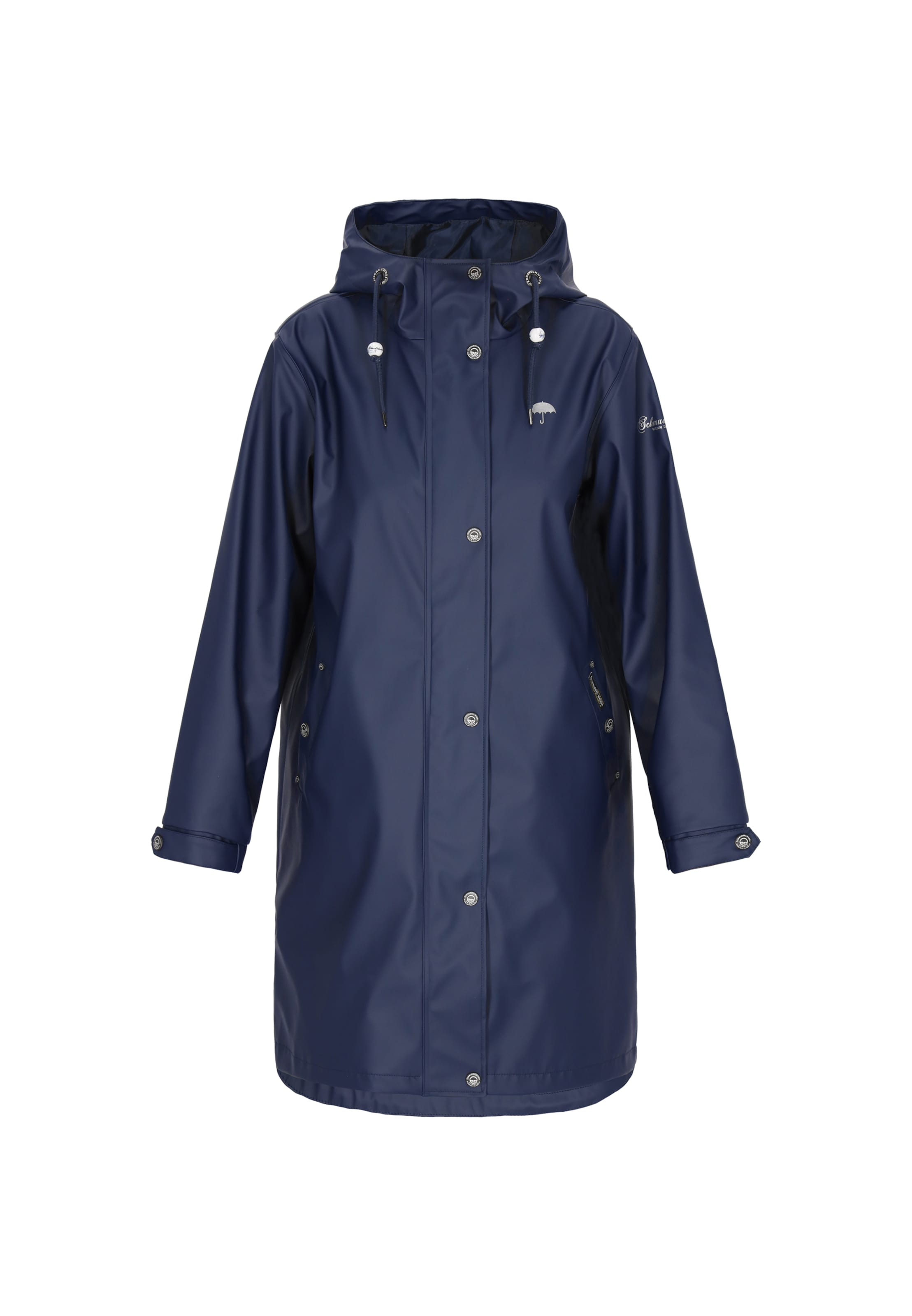 Schmuddelwedda - Abrigo funcional en azul: frente