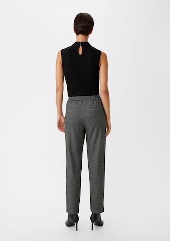 Regular Pantalon COMMA en noir : derrière