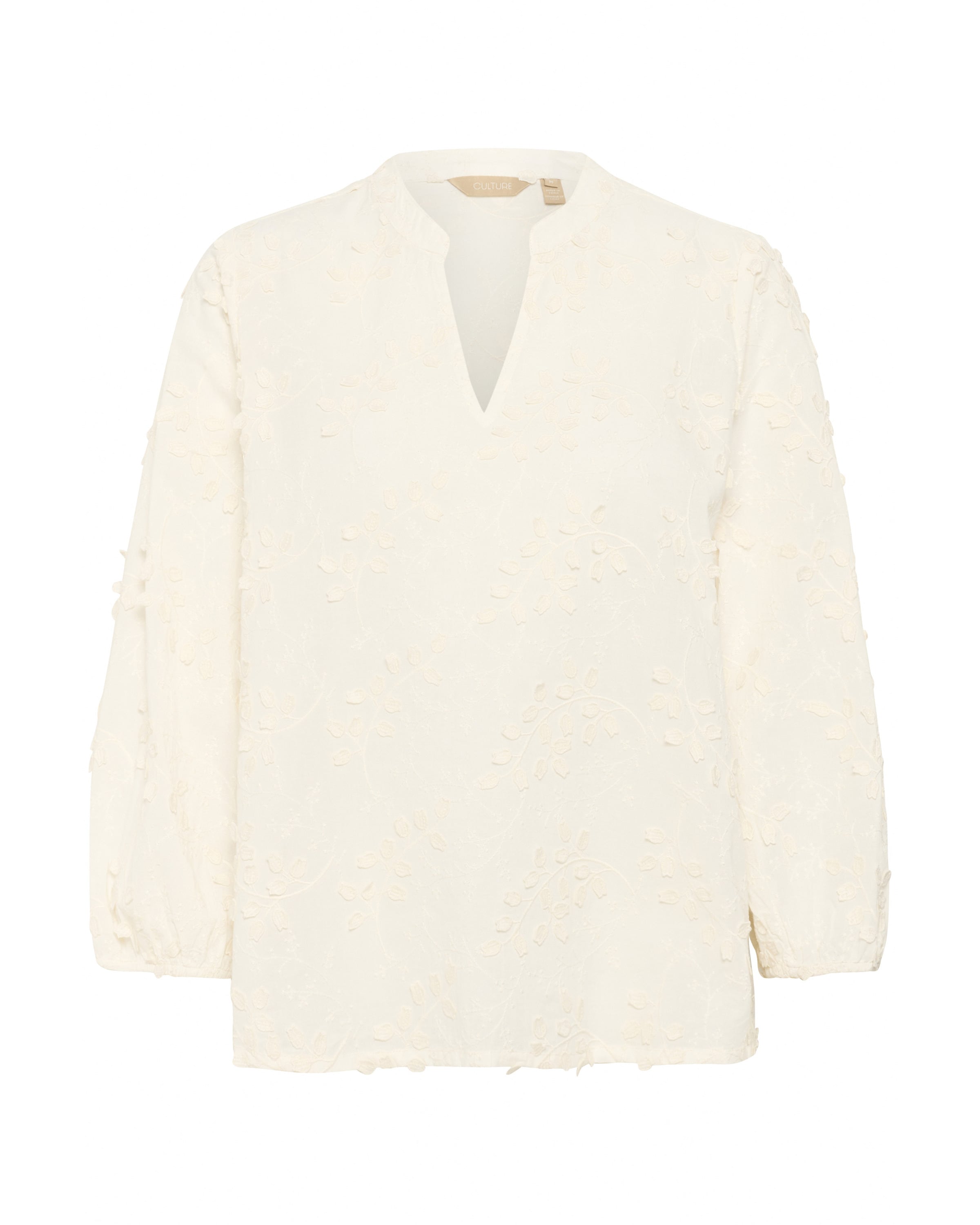 CULTURE Bluse 'Nedia' in Beige: Vorderseite