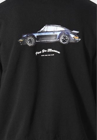 Pas De Monaco Sweat jacket 'Noir Carrera' in Black