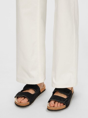 SELECTED FEMME Mules in Black