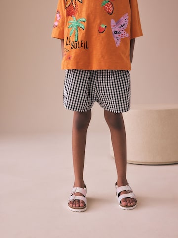 Next Regular Pants in Black: front