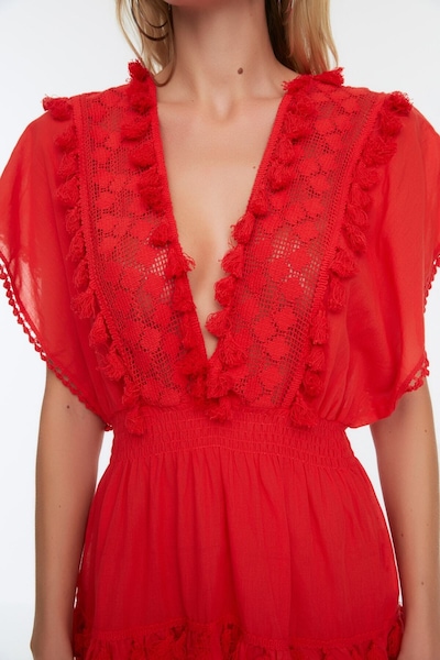 Trendyol Vestido de verano en 34 en rojo, Vista del producto