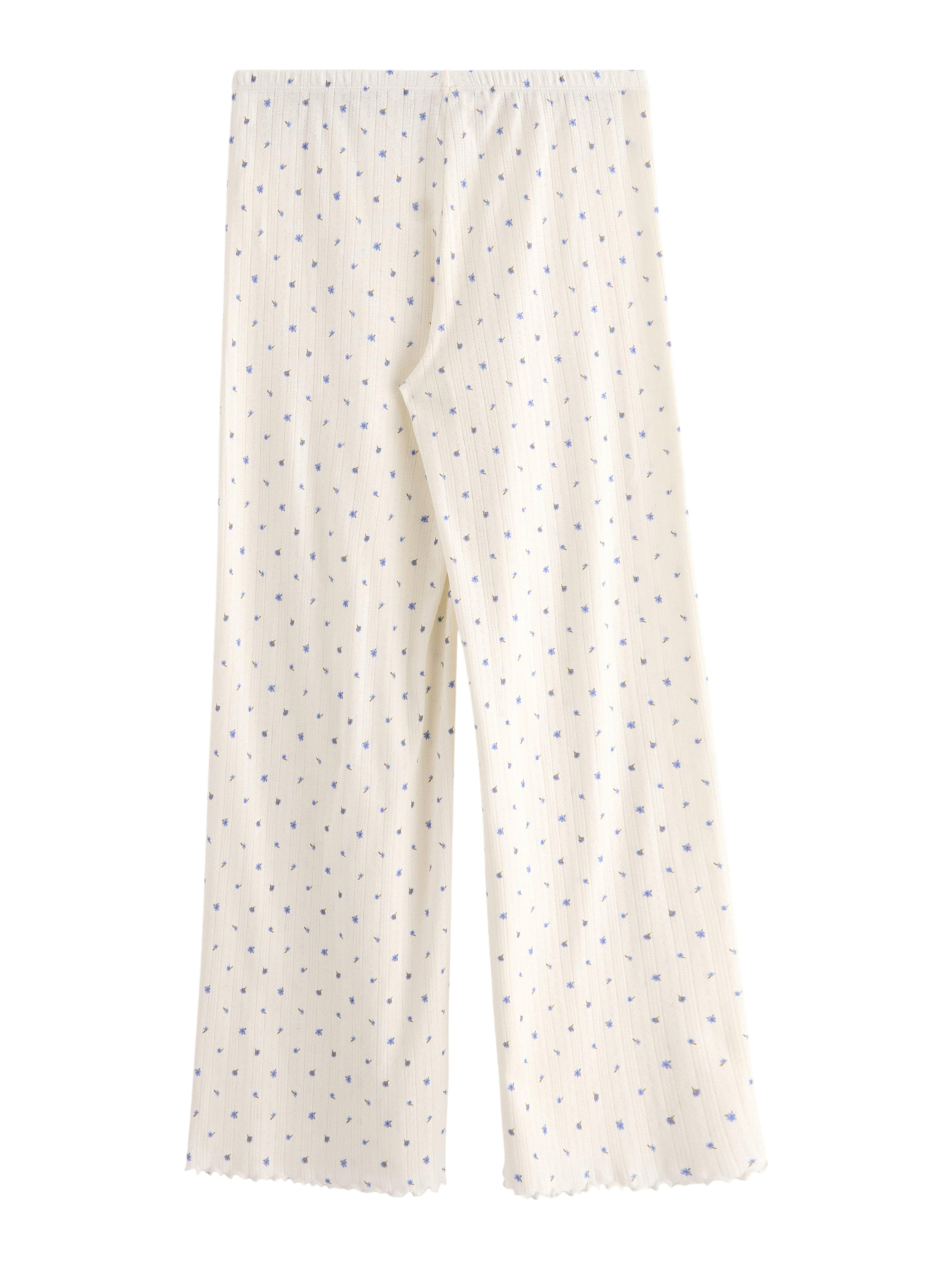 Lindex Pyjamahose in Weiß