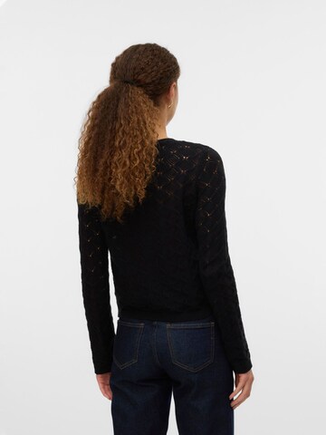 VERO MODA Strickjacke 'PAOLA' in Schwarz
