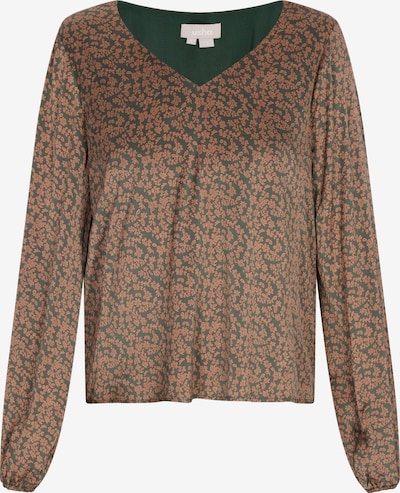 Usha Bluza u moka smeđa / tamno zelena, Pregled proizvoda