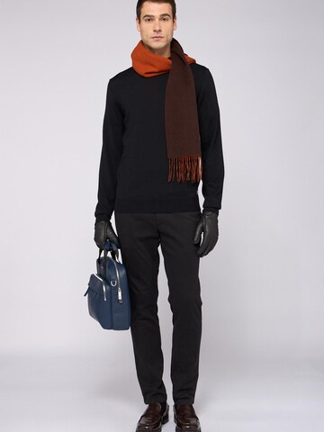 Trussardi Loose fit Trousers in Black: front