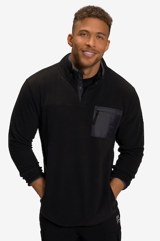 JAY-PI Fleece Jacket in Black: front