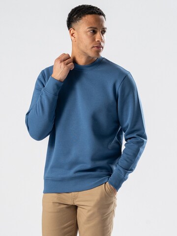 Pulover ' Sweatshirt Crewneck ' de la TEESHOPPEN pe albastru
