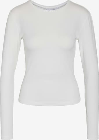 Noisy may Shirt 'NMADRIANA' in Weiß: Vorderseite