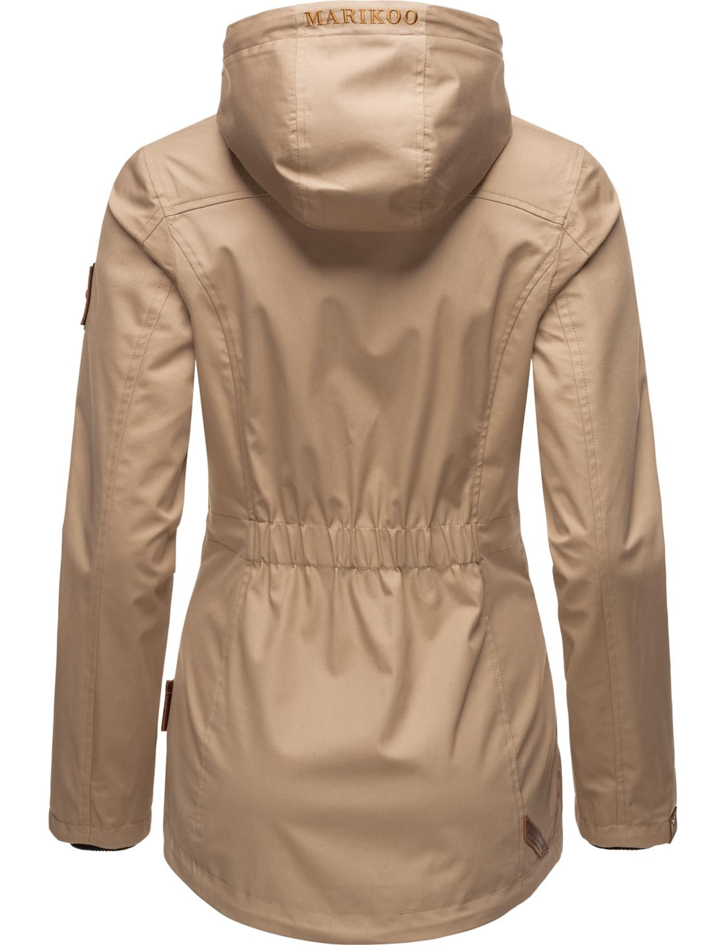 MARIKOO Φθινοπωρινό και ανοιξιάτικο μπουφάν 'Babetaa' σε μπεζ