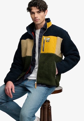 Superdry & Co Fleecejacke in Blau