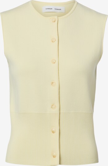 Samsøe Samsøe Knitted vest ' Saanne ' in S in Cream / Yellow, Item view