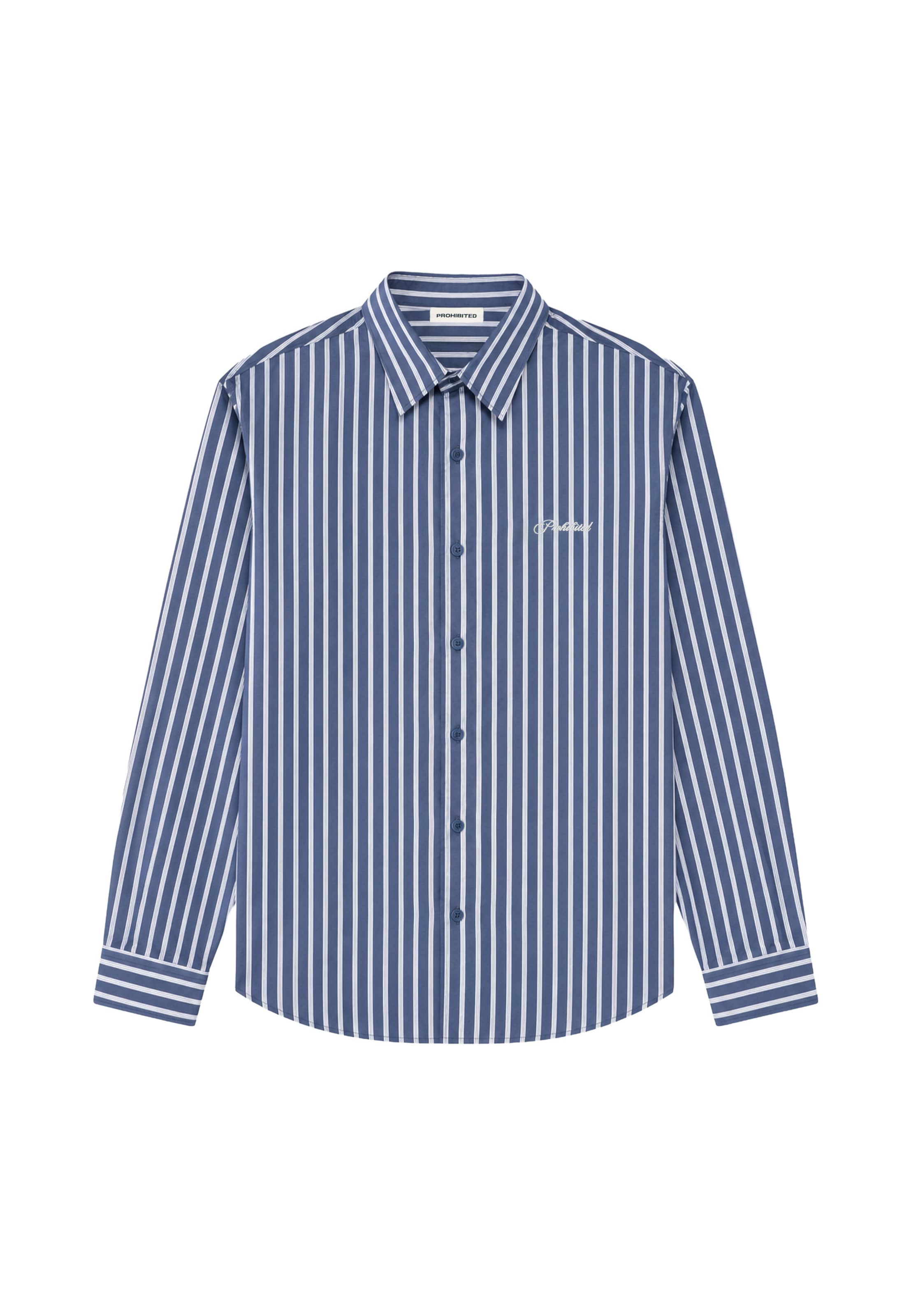 Prohibited - Camisa en azul: frente