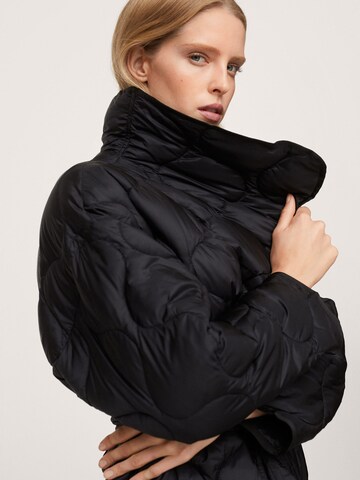 MANGO Winter Coat 'Drile' in Black