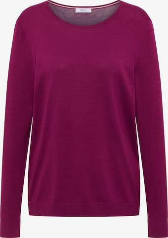 CECIL Pullover in Pink: Vorderseite