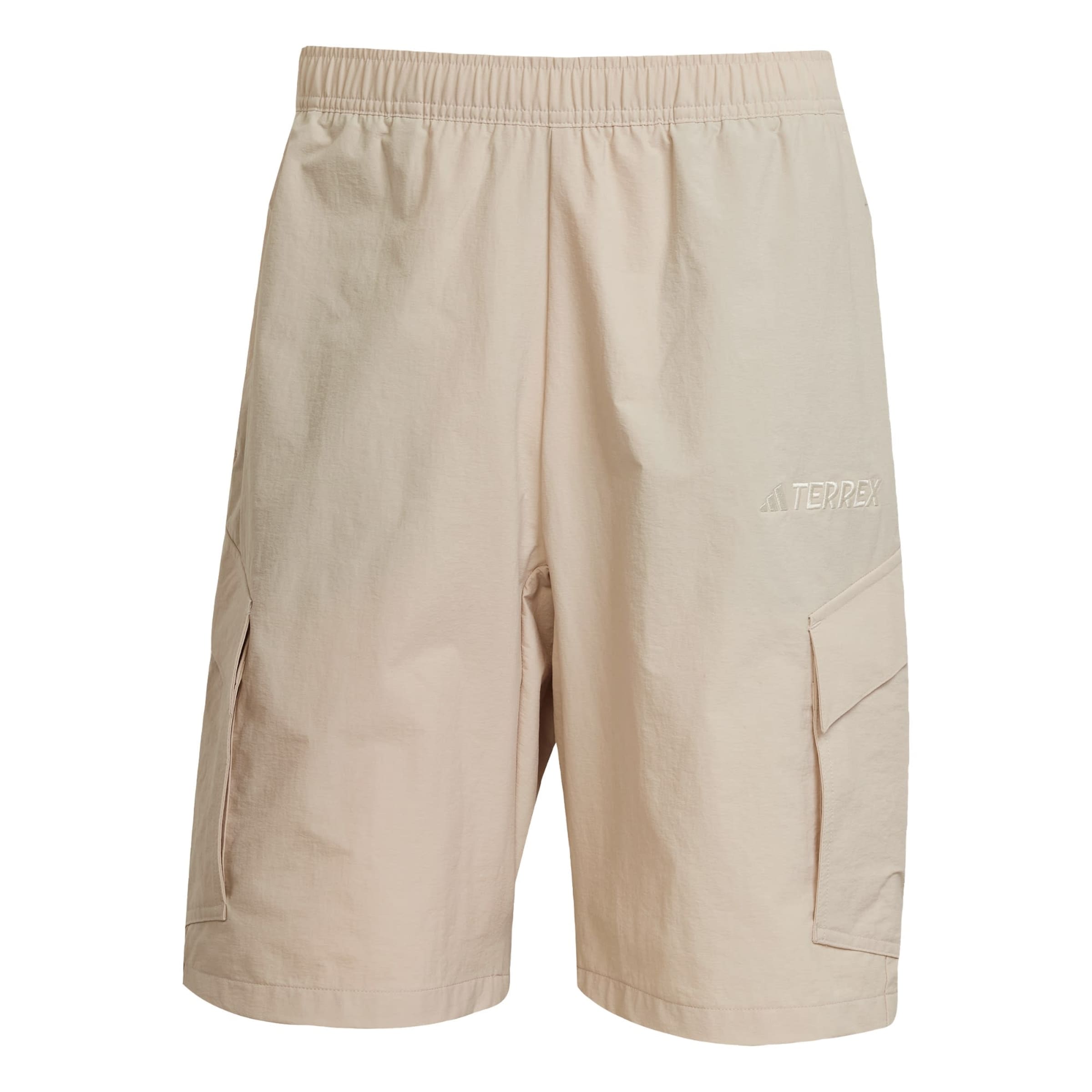 ADIDAS TERREX Loosefit Sportbroek 'Xploric' in Beige: voorkant