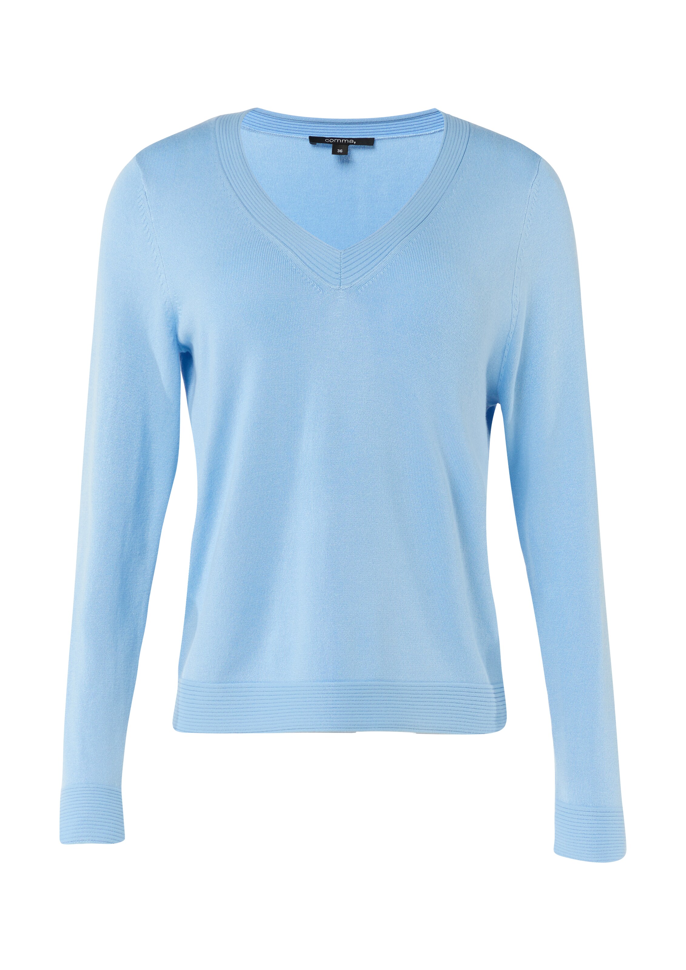 COMMA Pullover in Blau: Vorderseite