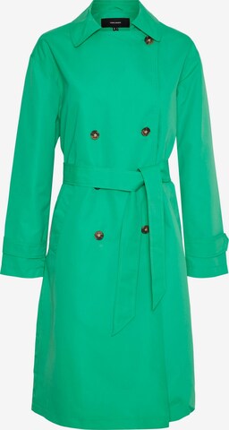 VERO MODA Přechodný kabát – zelená: přední strana