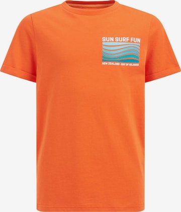 WE Fashion T-Shirt in Orange: predná strana