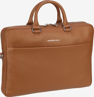 MANDARINA DUCK Document Bag in Brown: front