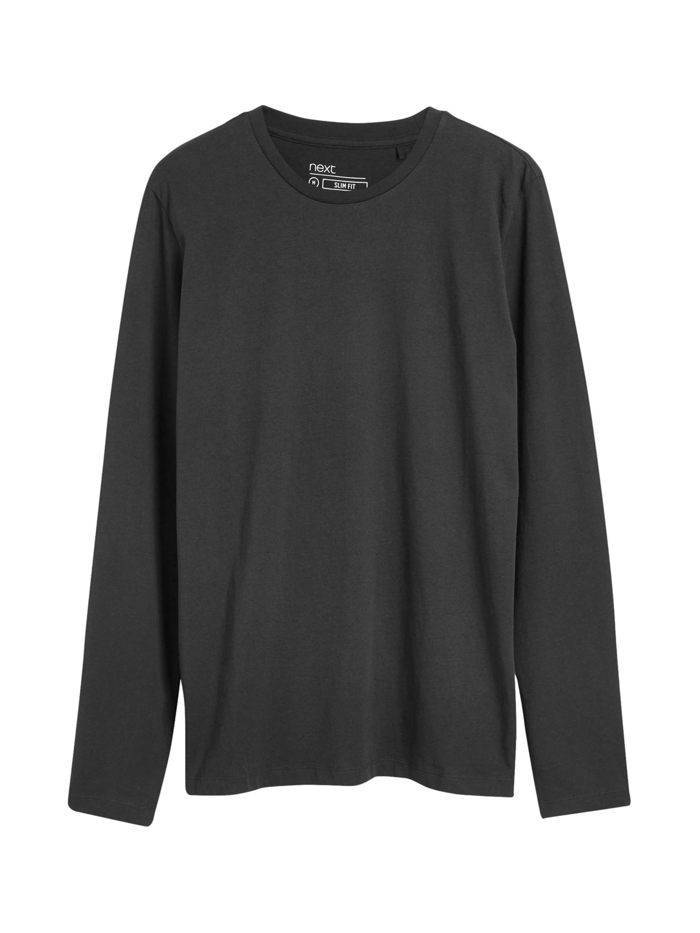 Next Shirt in Zwart: voorkant