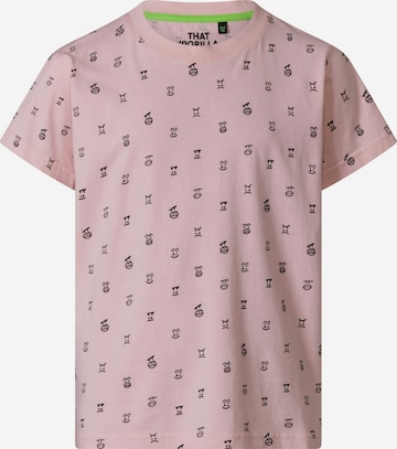 THAT GORILLA BRAND T-Shirt 'VIRUNGA' in Pink: predná strana