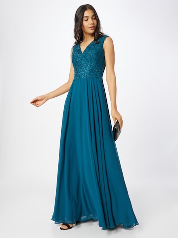 LUXUAR Evening Dress in Green