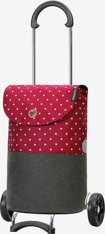 Andersen Shopper Trolley 'Scala' in Rood: voorkant