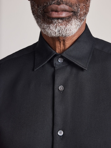 Next Slim fit Button Up Shirt in Black
