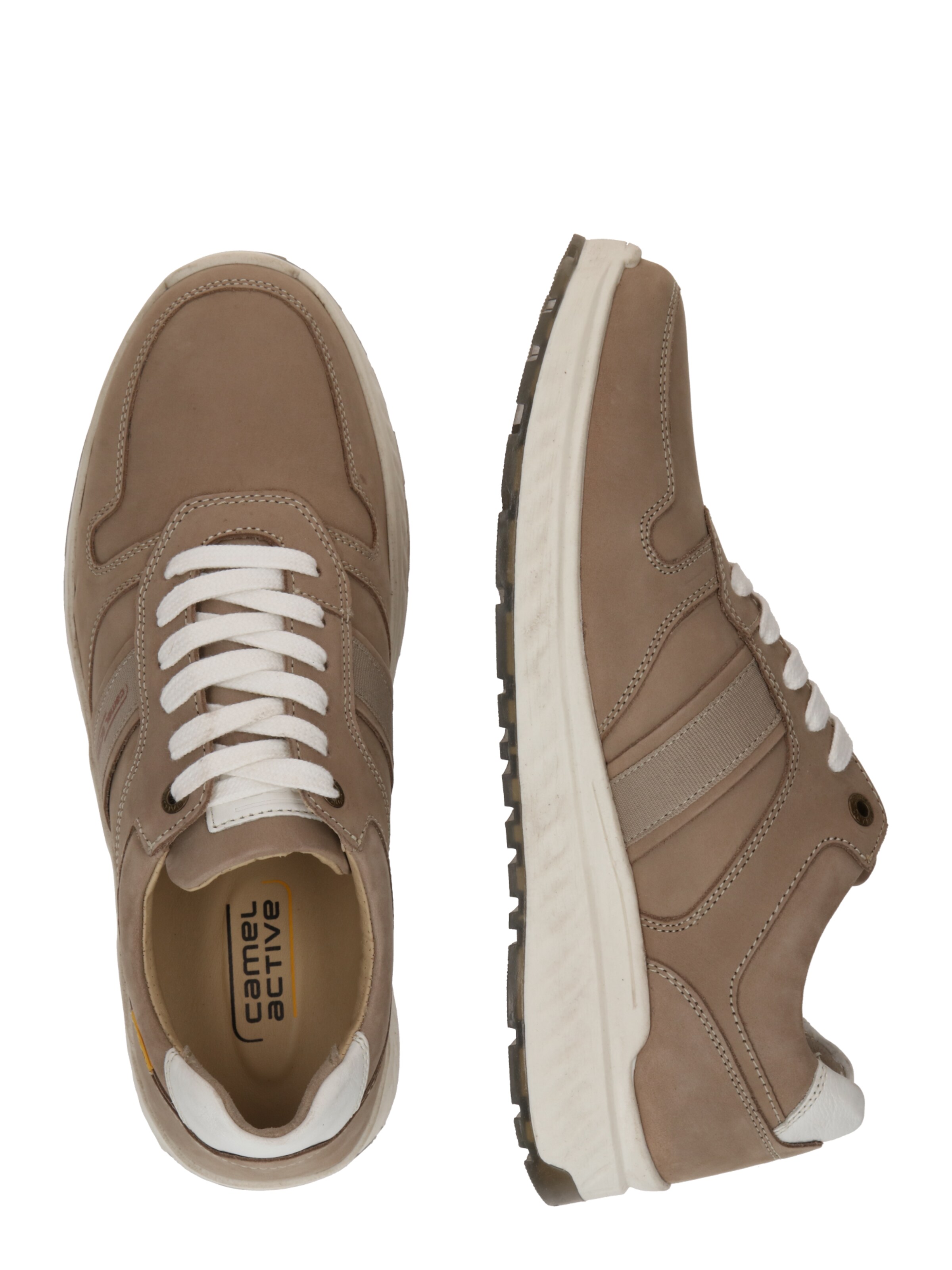 CAMEL ACTIVE Sneakers laag 'Wood' in Beige