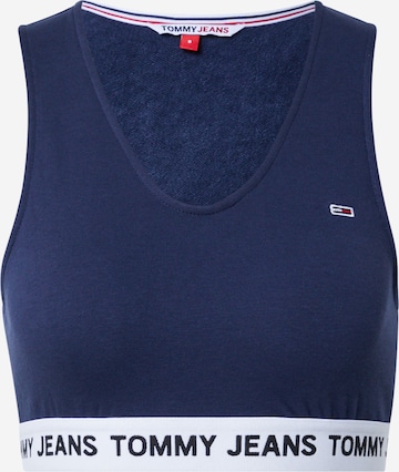 Tommy Jeans Top 'Super' - kék: elől