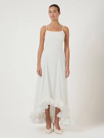 YAS Kleid 'YASCREAM' in Beige: Vorderseite