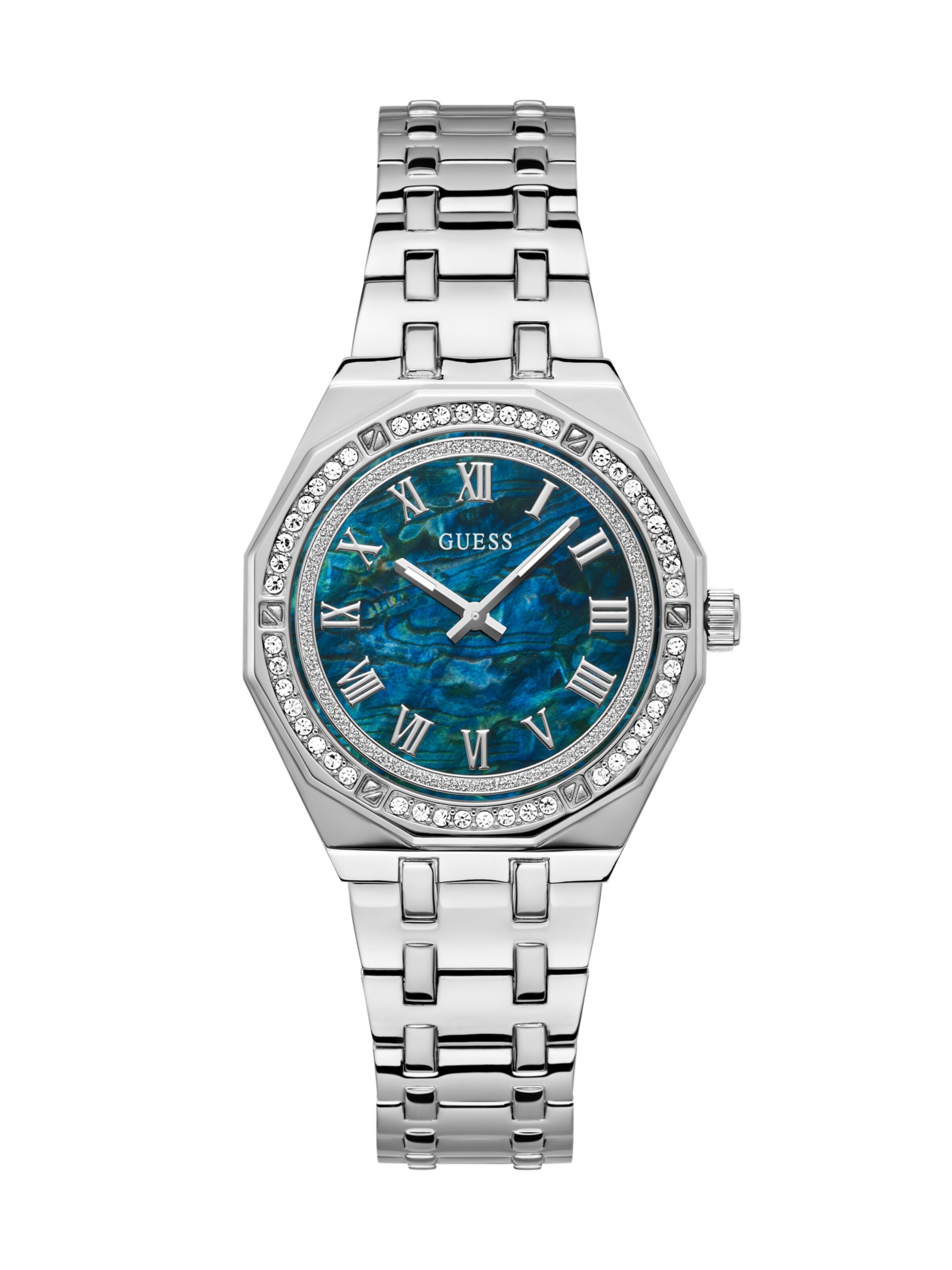 GUESS Analoguhr 'Desire' in Silber: Vorderseite