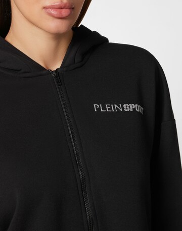 Plein Sport - Sudadera con cremallera 'Scratch' en negro