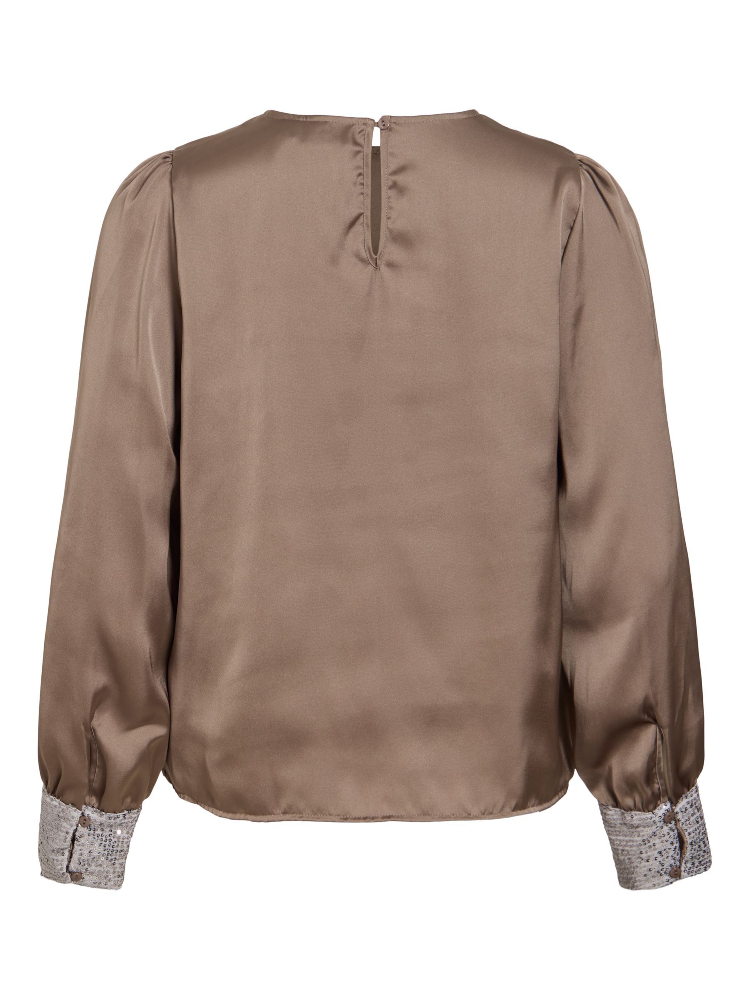 VILA - Blusa 'VISOFIE' en marrón