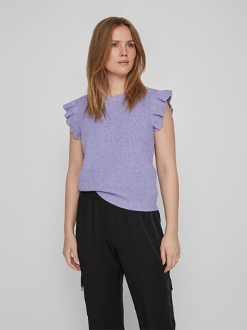 VILA Sweter 'RIL' w kolorze fioletowy: przód