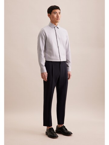 SEIDENSTICKER Slim fit Business shirt in Grey
