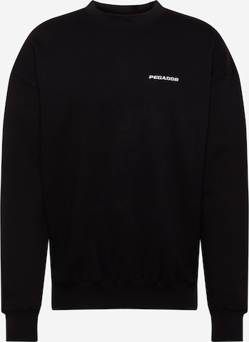 Pegador Sweatshirt in Zwart: voorkant