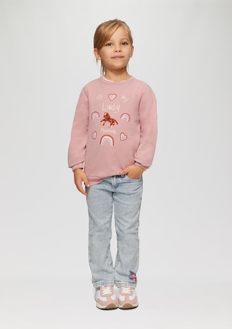 Sweat-shirt s.Oliver Junior en rose