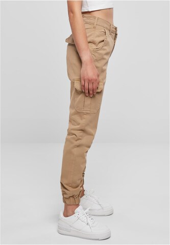 Urban Classics Дънки Tapered Leg Карго панталон в бежово